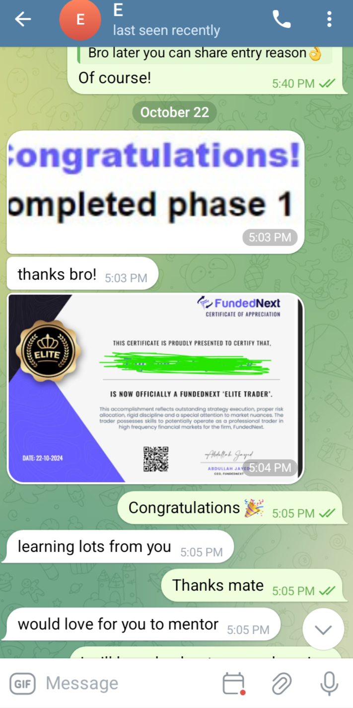 Trading Result 4
