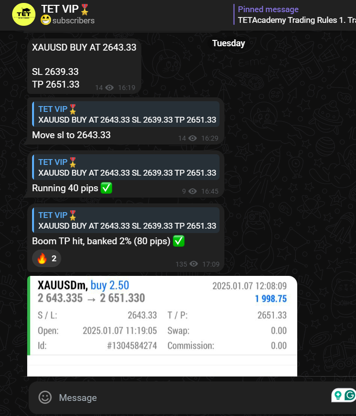 Trading Result 1