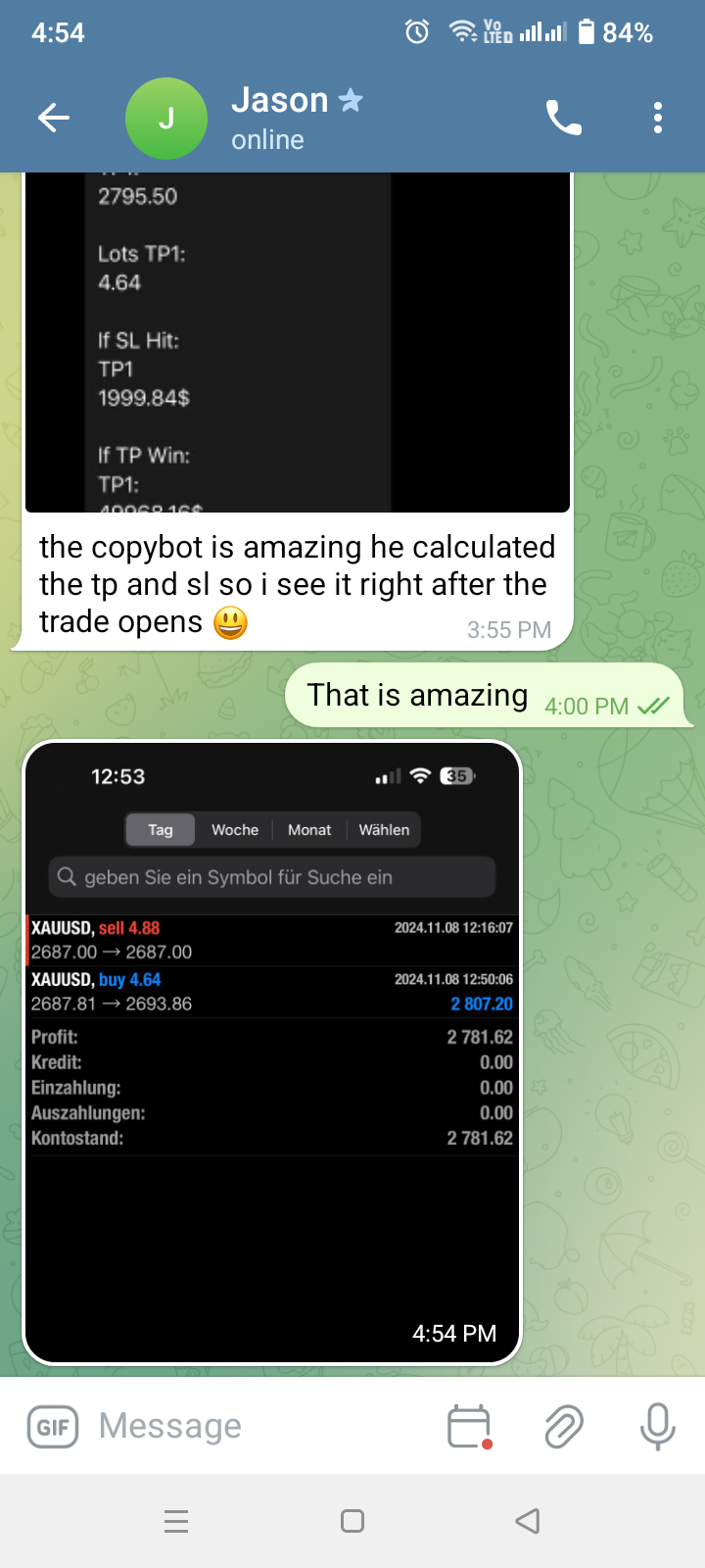Trading Result 6